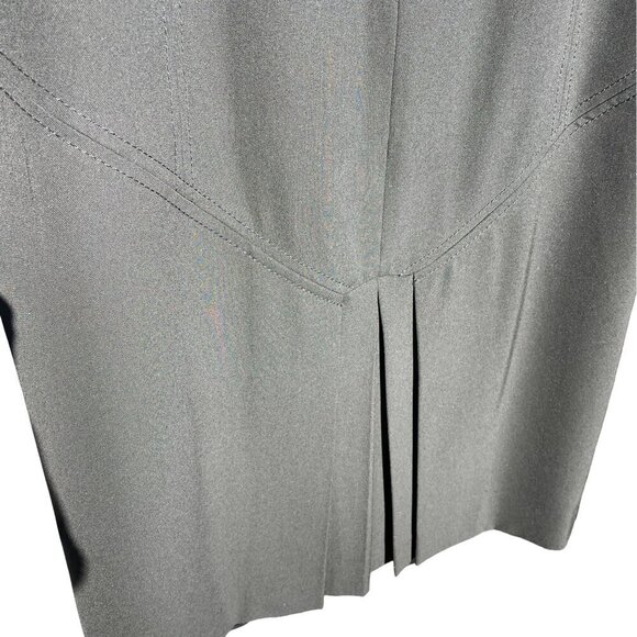 Mexx Black Pencil Skirt Pleated Back Stretch Contour Women's Size 12 - Picture 5 of 15